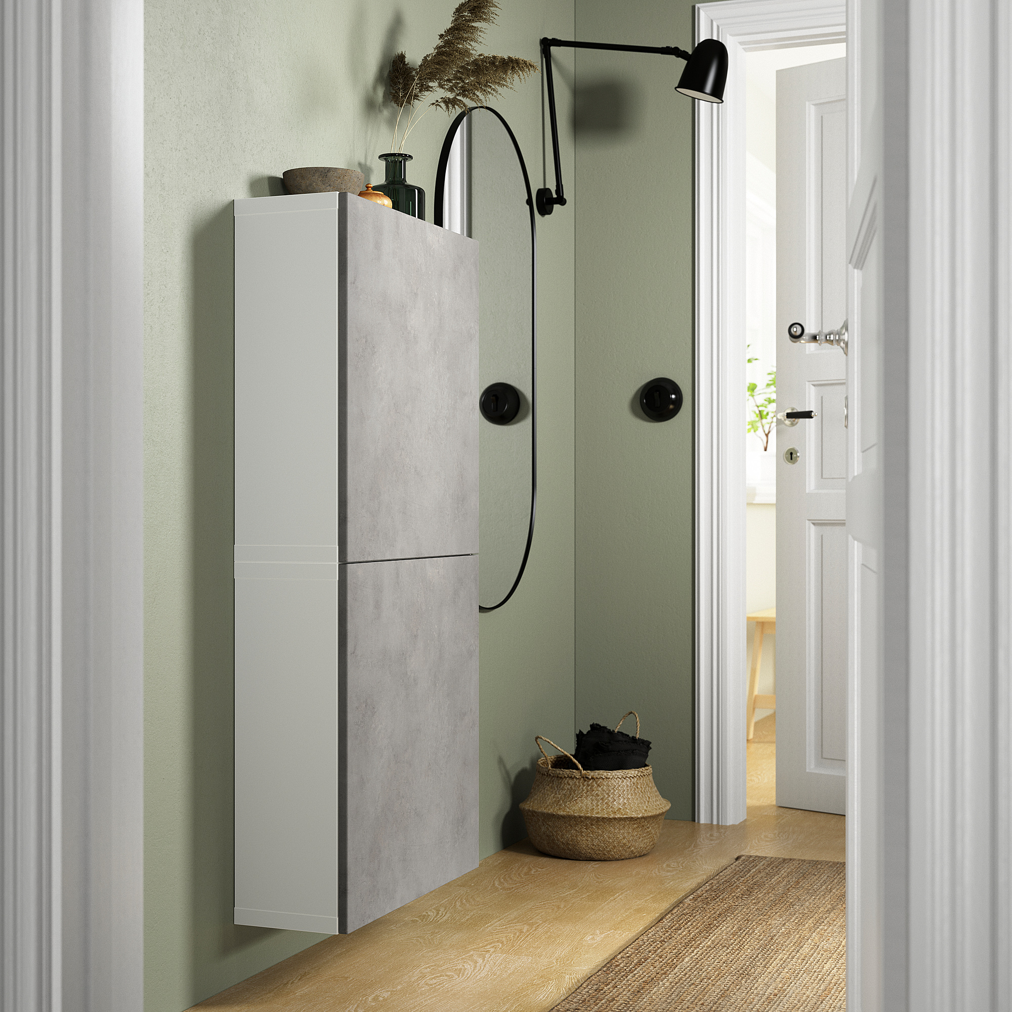 BESTÅ wall-mounted cabinet combination