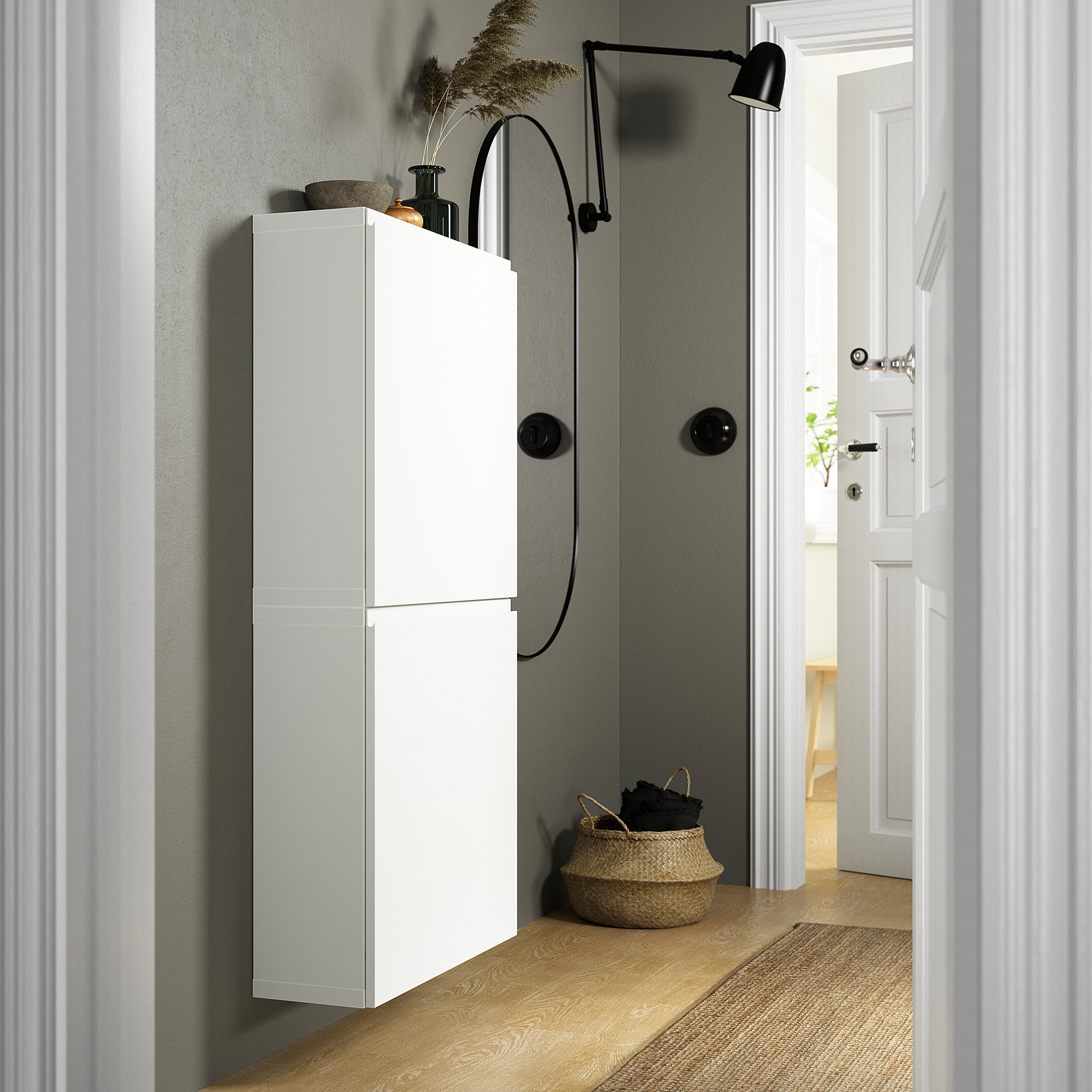 BESTÅ wall cabinet with 2 doors
