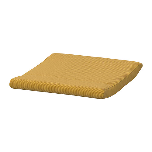 POÄNG - footstool cushion, Kelinge dark yellow | IKEA Hong Kong and Macau - E1006900_S4