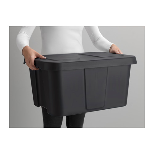 KLÄMTARE box with lid, in/outdoor