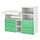 PLATSA/SMÅSTAD - 更換尿布檯, 白色 綠色/附書櫃 | IKEA 香港及澳門 - PE866089_S1