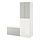 SMÅSTAD - 衣櫃附拉出式底櫃, 白色 灰色/附貯物空間的長凳 | IKEA 香港及澳門 - PE866121_S1