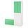 SMÅSTAD - 衣櫃附拉出式底櫃, 白色 綠色/附貯物空間的長凳 | IKEA 香港及澳門 - PE866122_S1