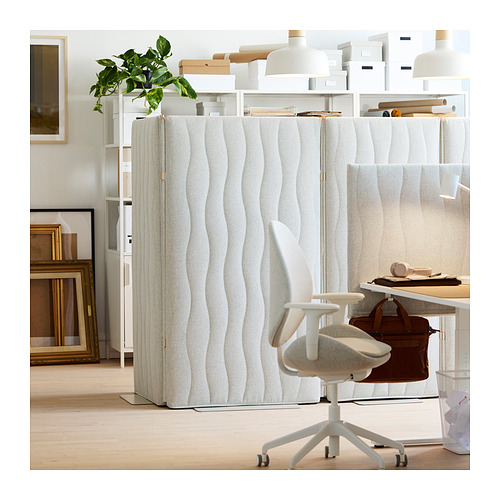 MITTZON acoustic screen, floor standing