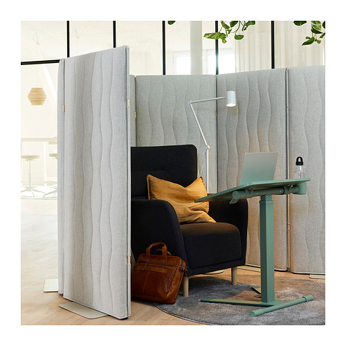 MITTZON acoustic screen, floor standing