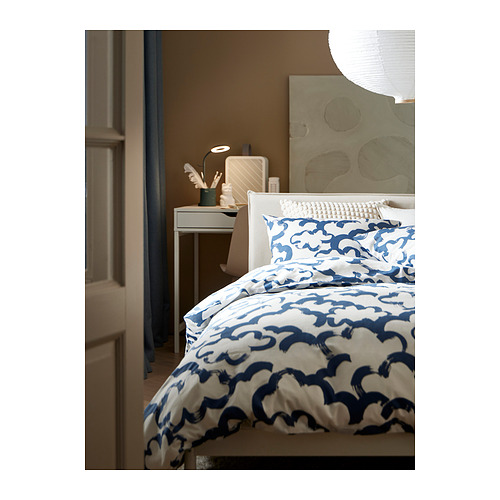 EKPURPURMAL duvet cover and 2 pillowcases