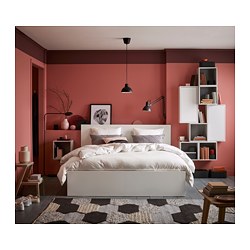 MALM - 加特大雙人高身床架連2個貯物箱, 棕黑色/Lönset | IKEA 香港及澳門 - PE698414_S3