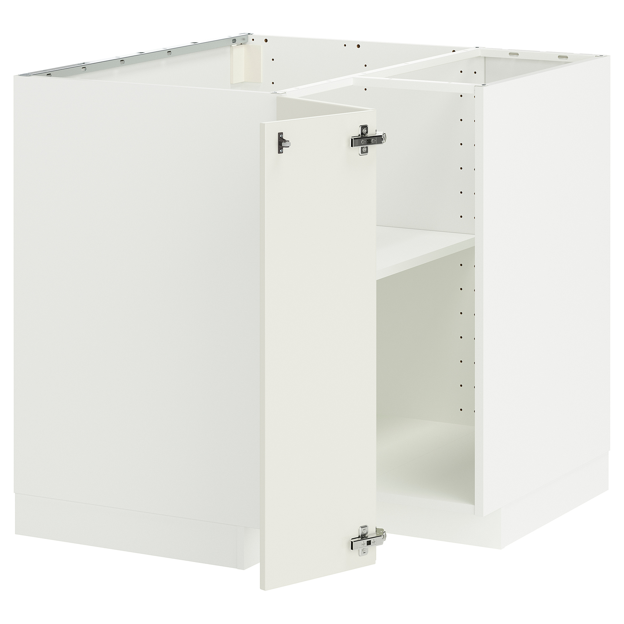 METOD corner base cabinet with shelf