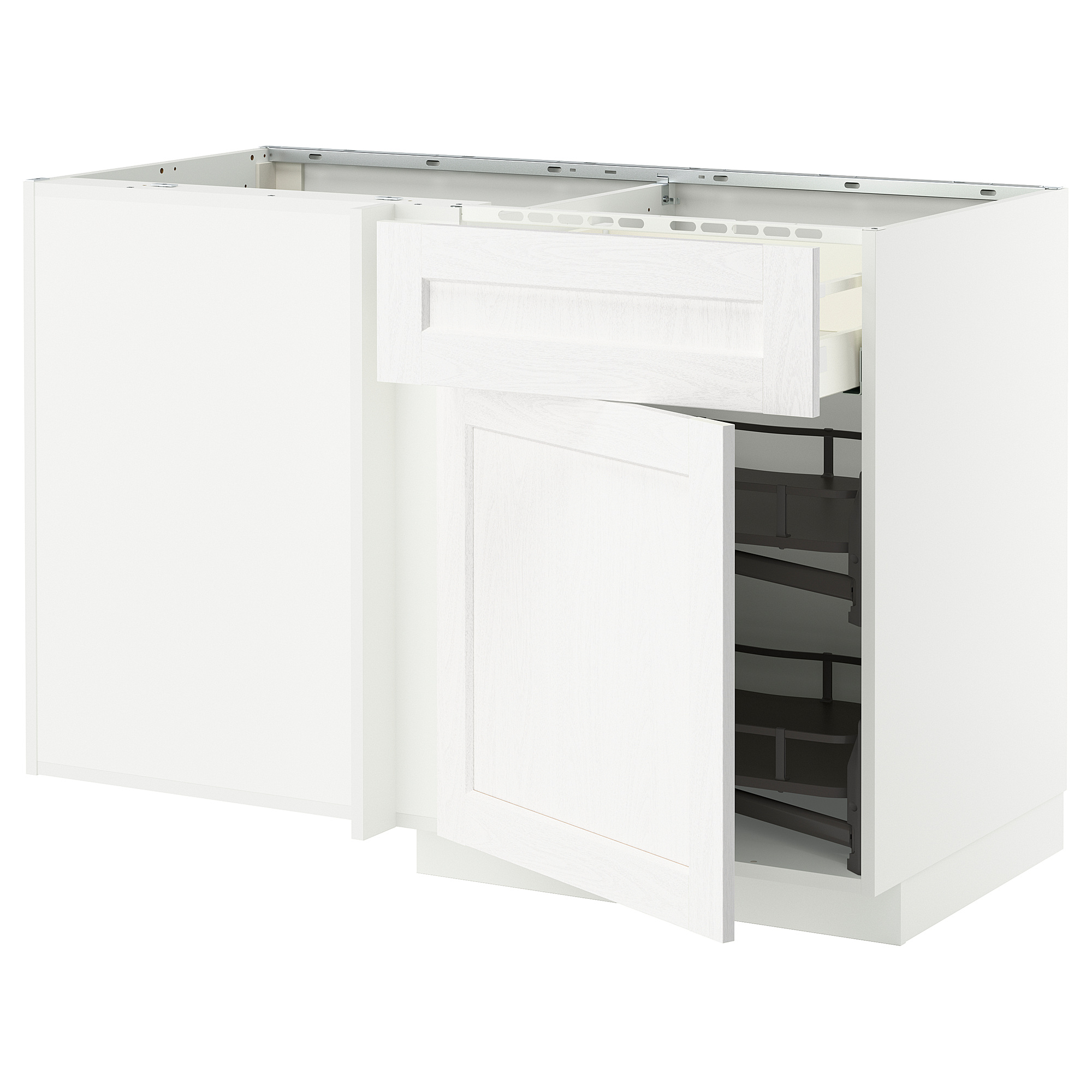 METOD/MAXIMERA corner base cab w drawer and p-out