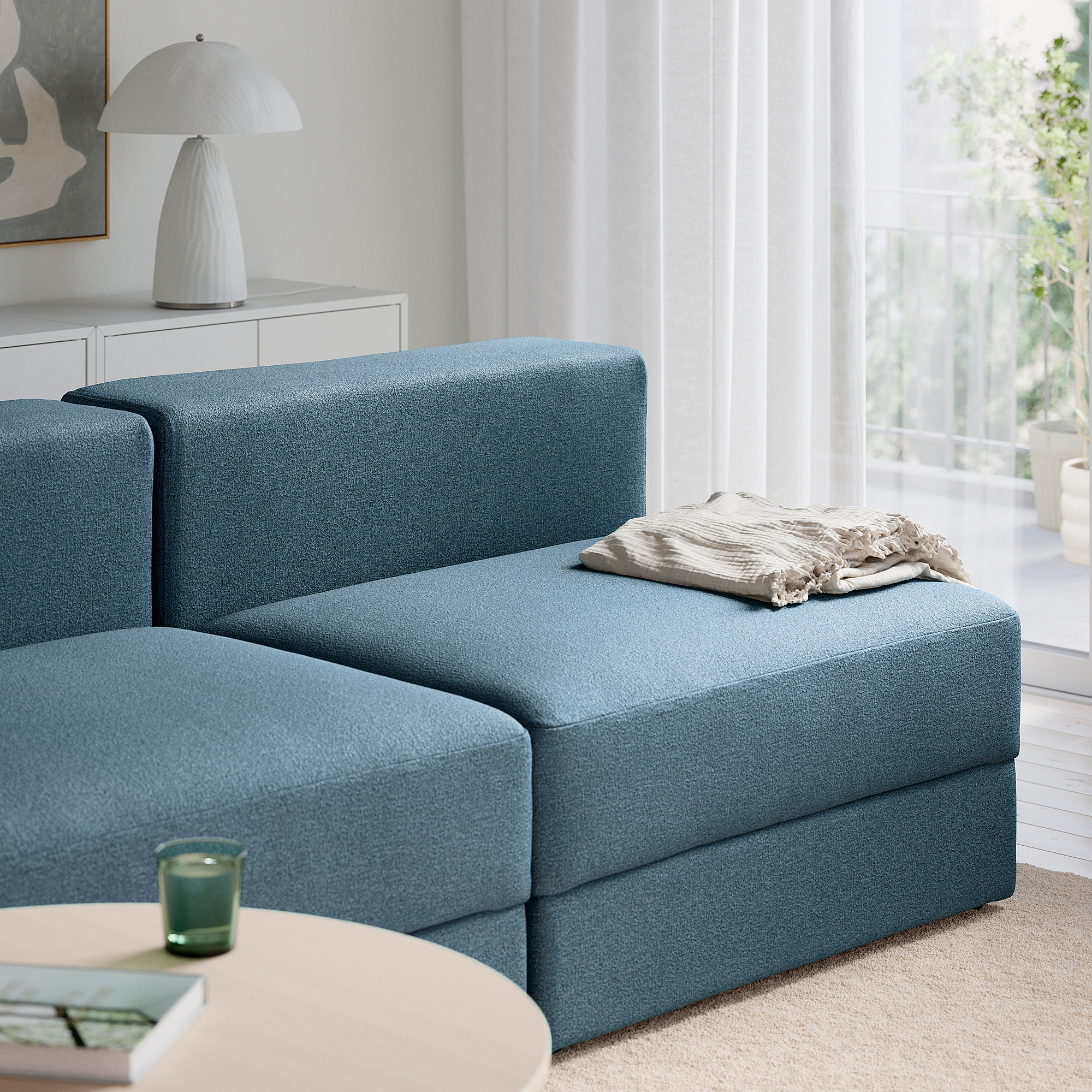 JÄTTEBO 1.5座位組合式梳化連貯物格