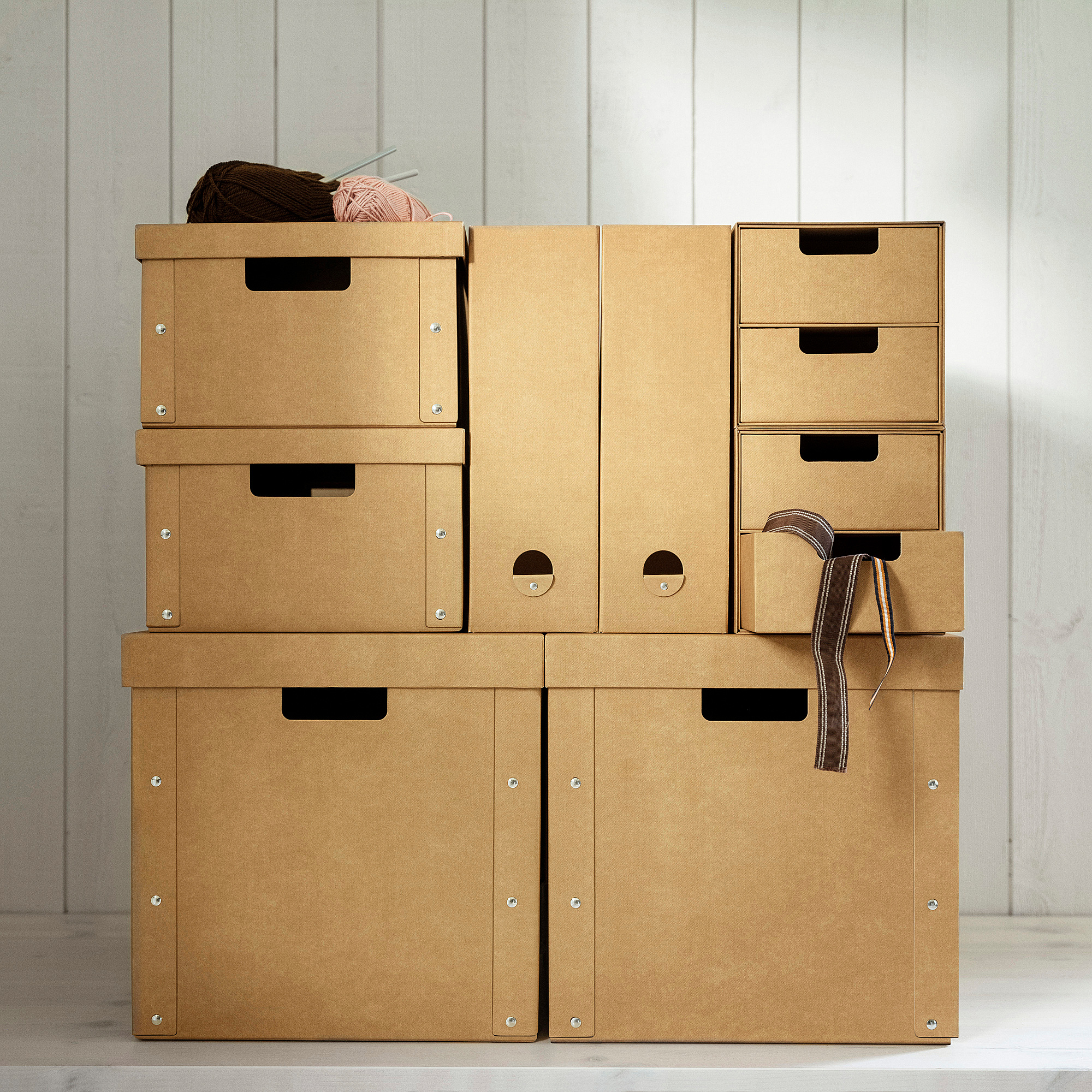 GÄRDESGÅRD storage box with lid