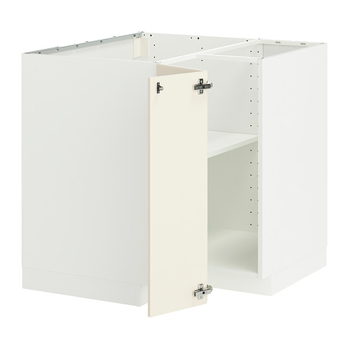 METOD corner base cabinet with shelf