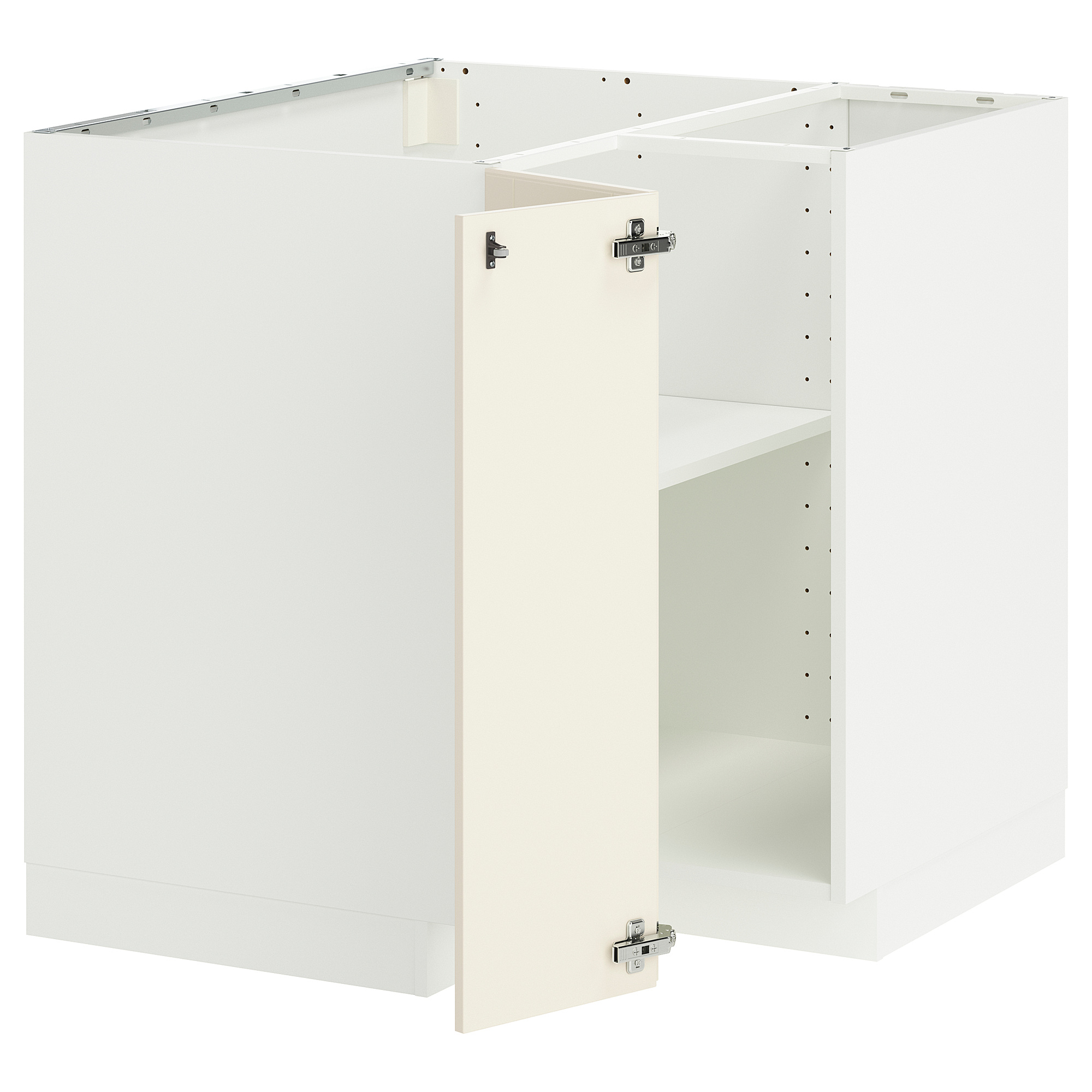 METOD corner base cabinet with shelf