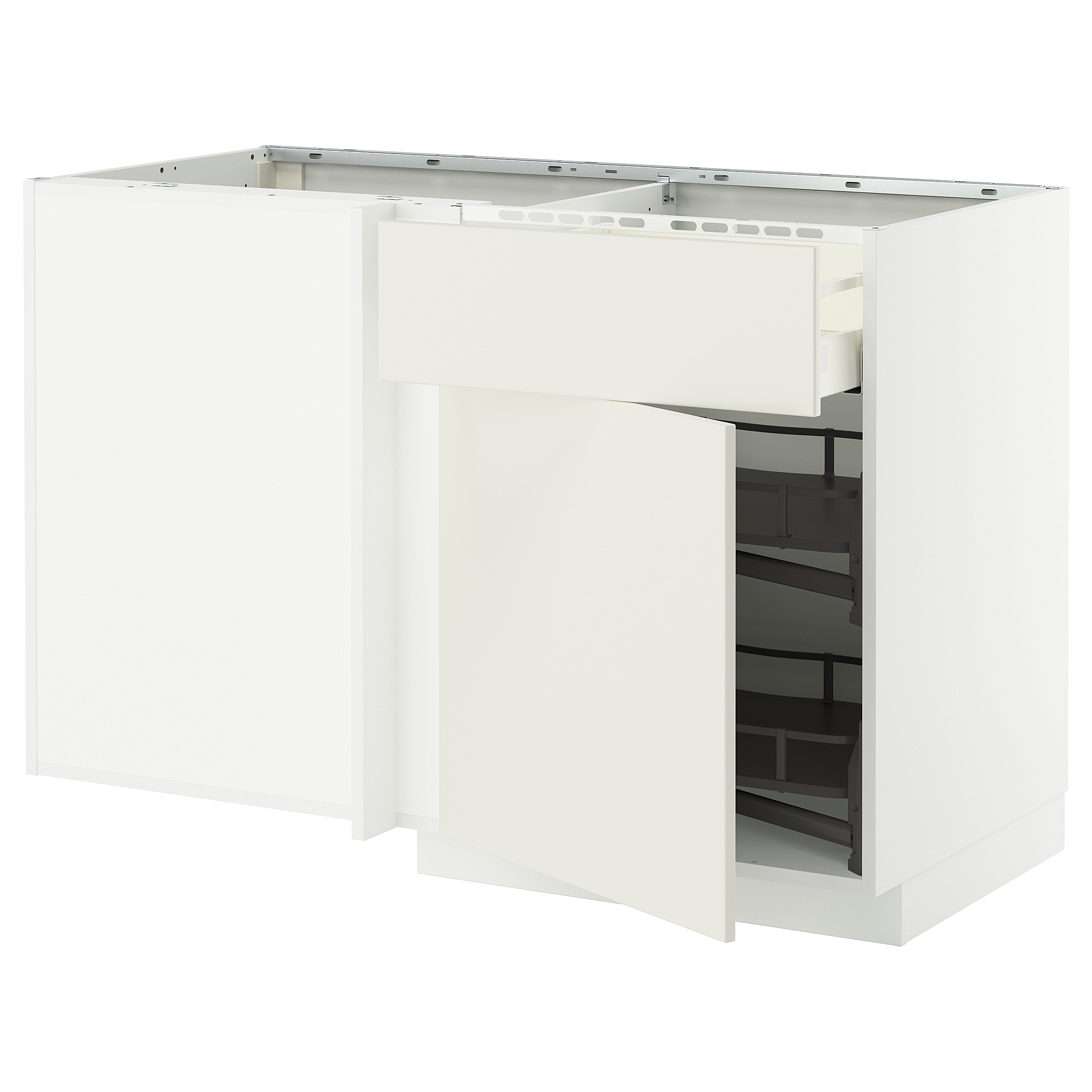 METOD/MAXIMERA corner base cab w drawer and p-out