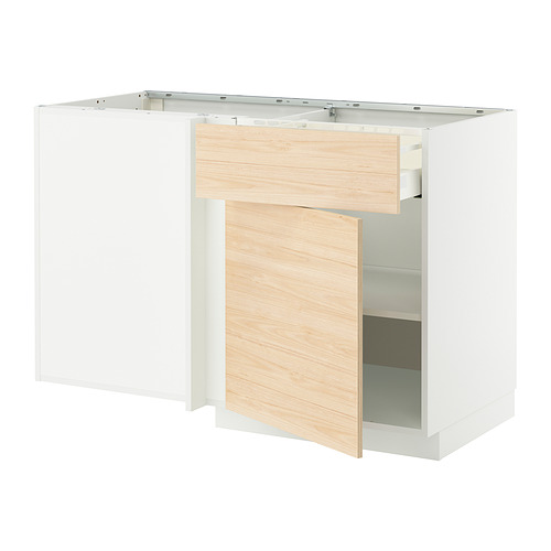 METOD/MAXIMERA corner base cab w drawer and shelf