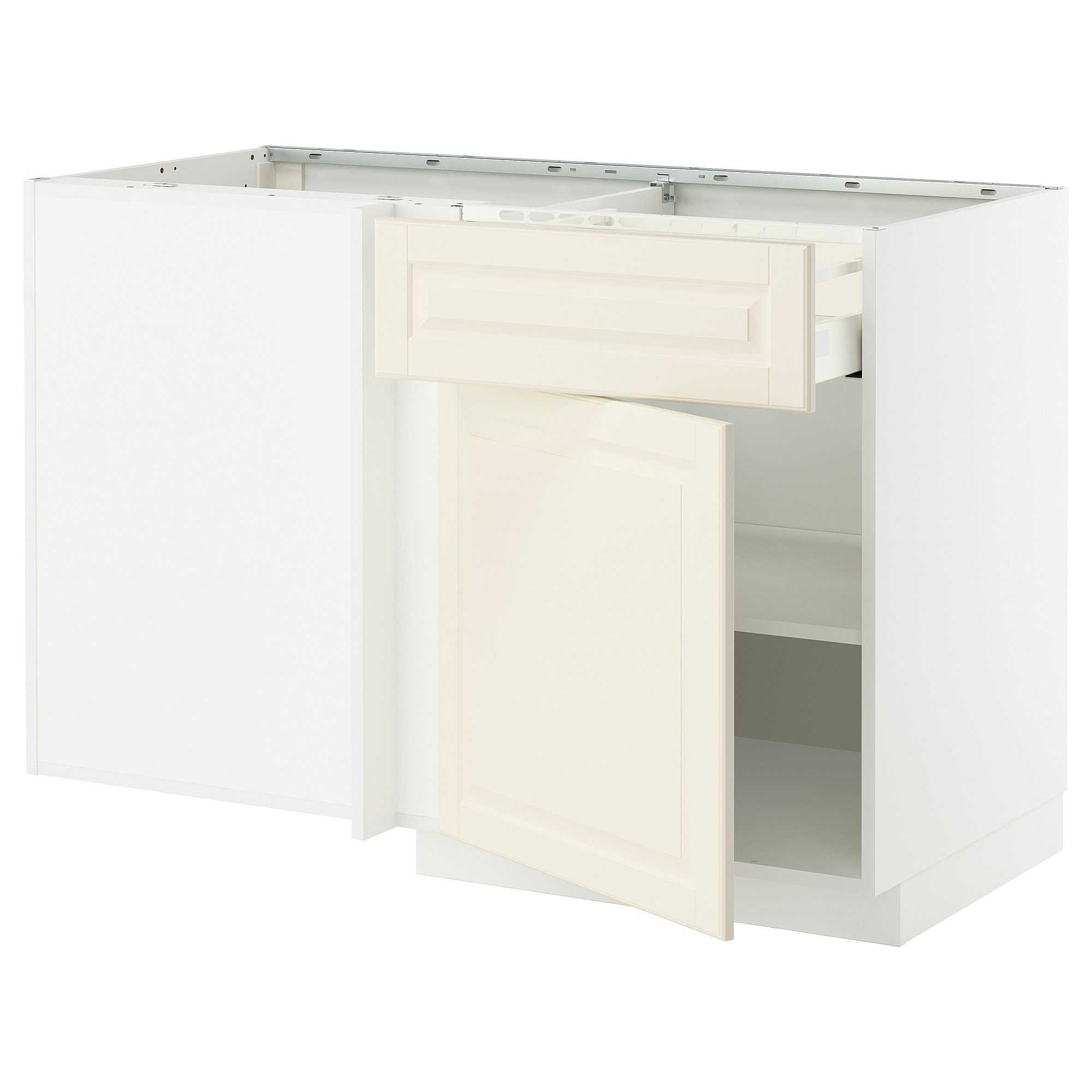 METOD/MAXIMERA corner base cab w drawer and shelf