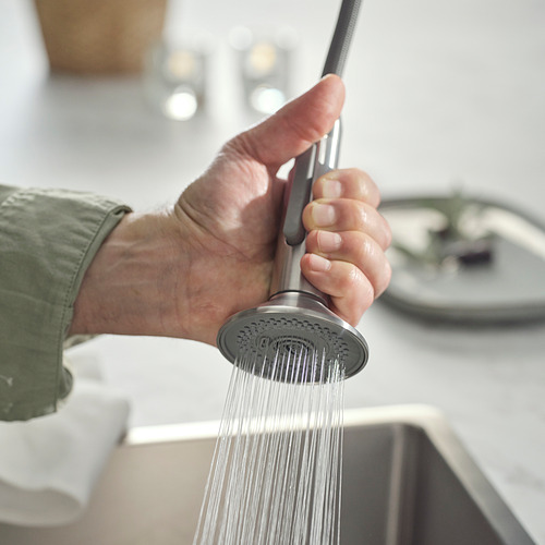 MAJSJÖN 廚房冷熱水龍頭連拉出式噴頭