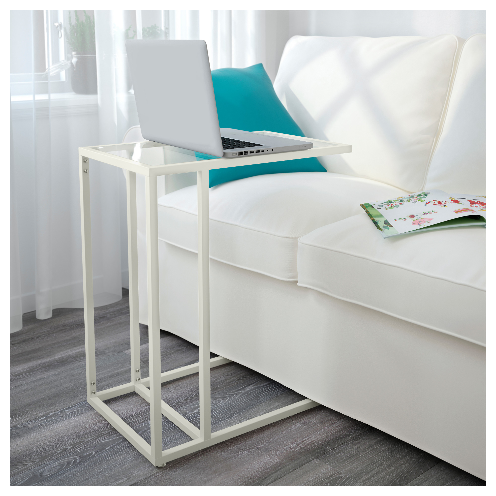 Vittsjo Laptop Stand White Glass Ikea Hong Kong