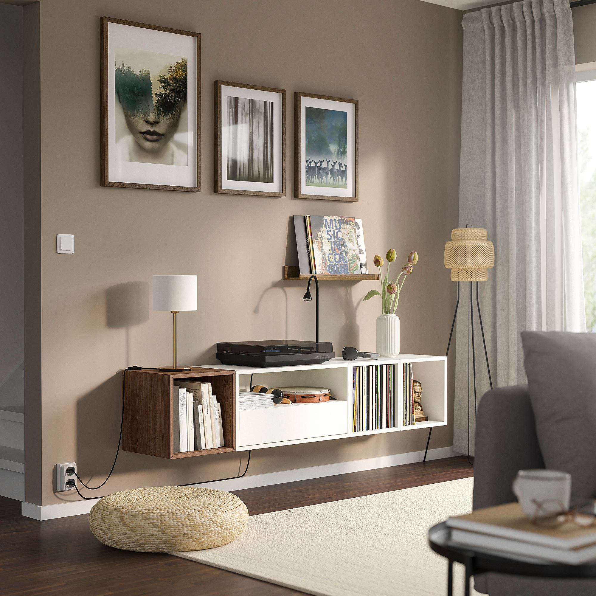 EKET media storage combination