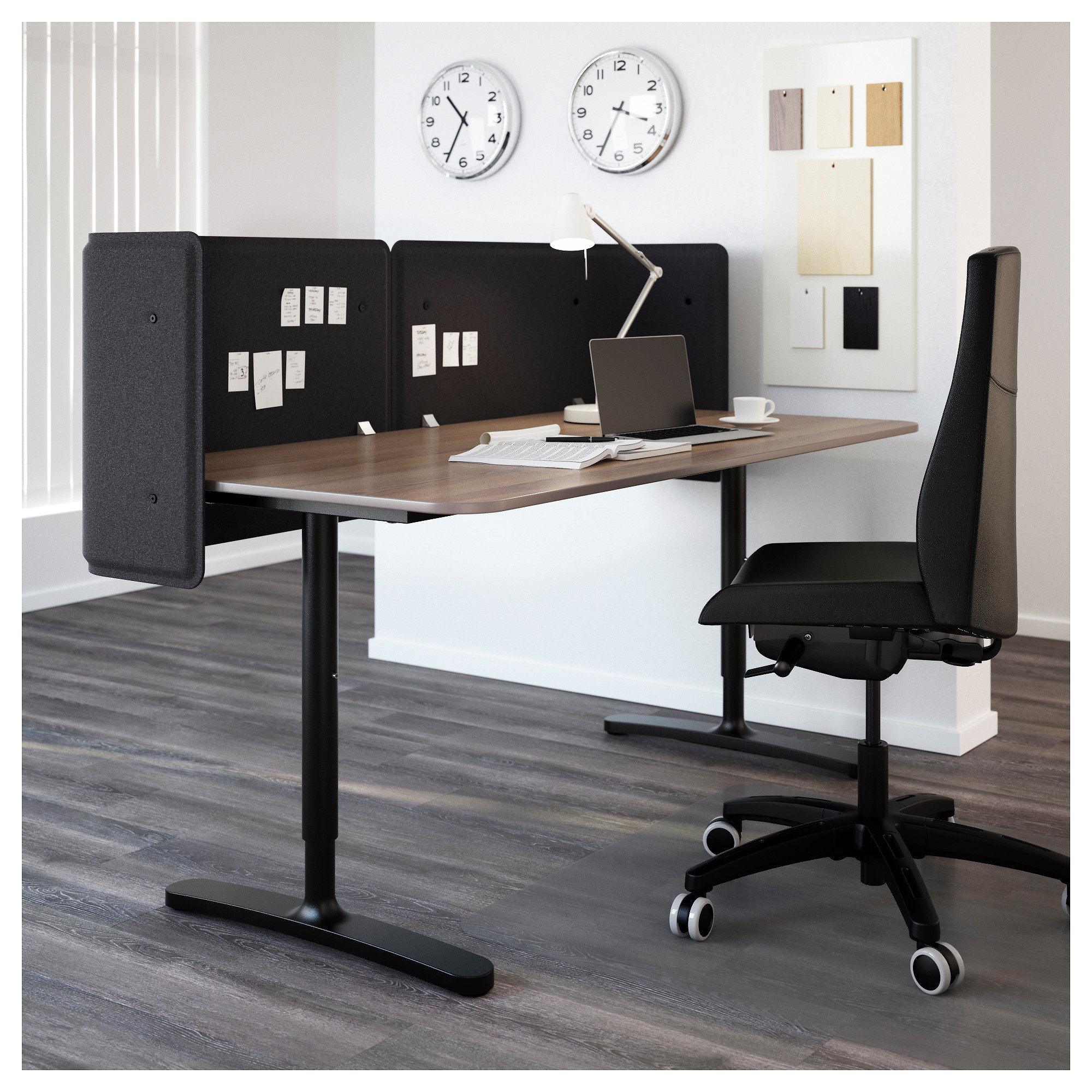 BEKANT screen for desk, grey IKEA Hong Kong