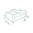 KLIPPAN 2-seat sofa