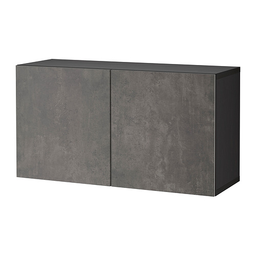 BESTÅ shelf unit with doors