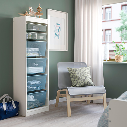TROFAST storage combination with boxes