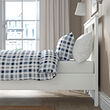 HEMNES bed frame with mattress