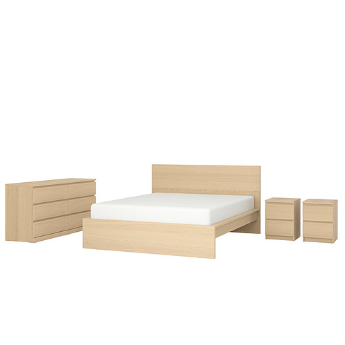 MALM bedroom furniture, set of 4