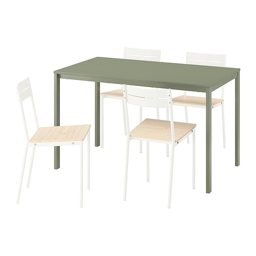 VIHALS table and 4 chairs