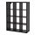KALLAX - 層架組合, 棕黑色 | IKEA 香港及澳門 - PE681620_S1