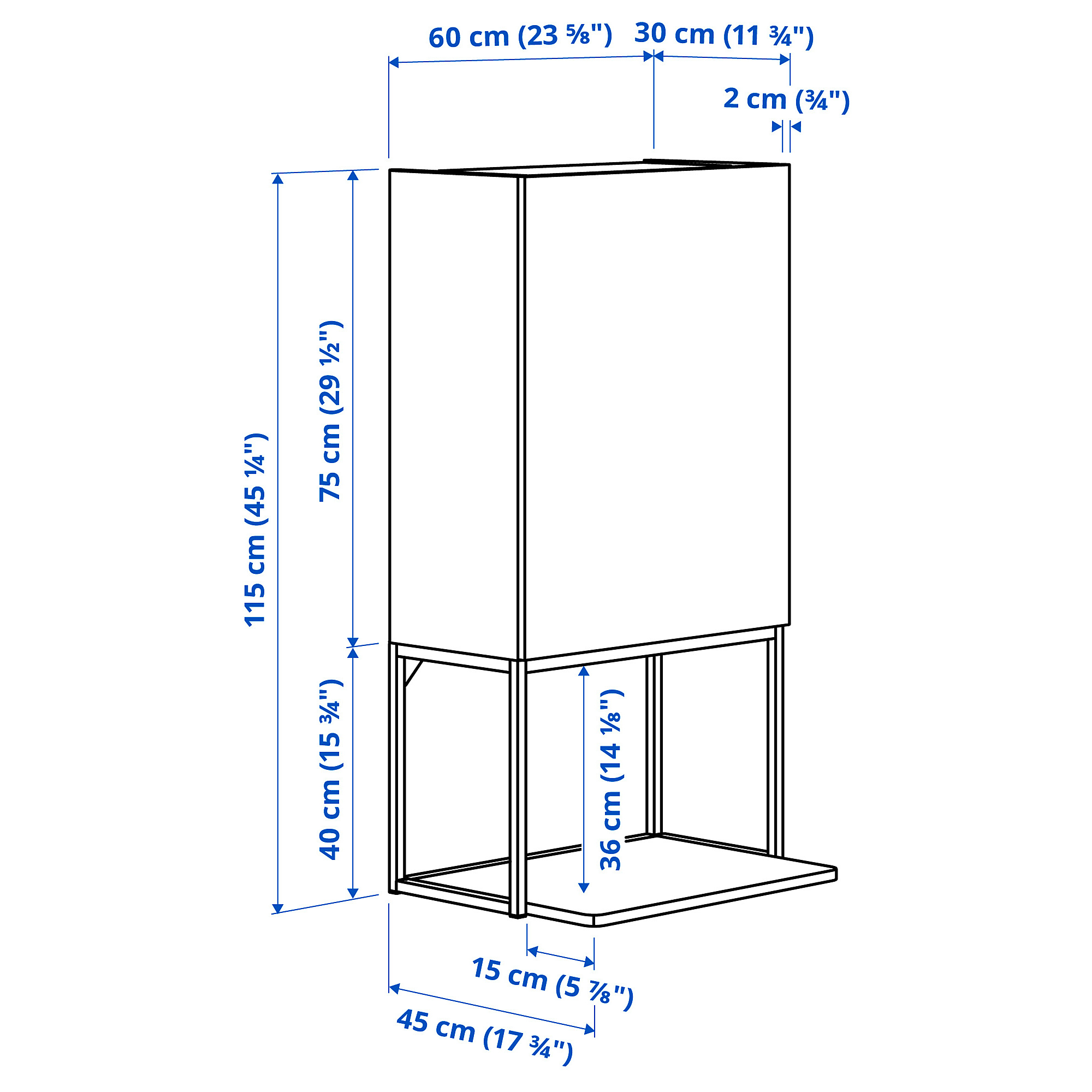 ENHET storage combination