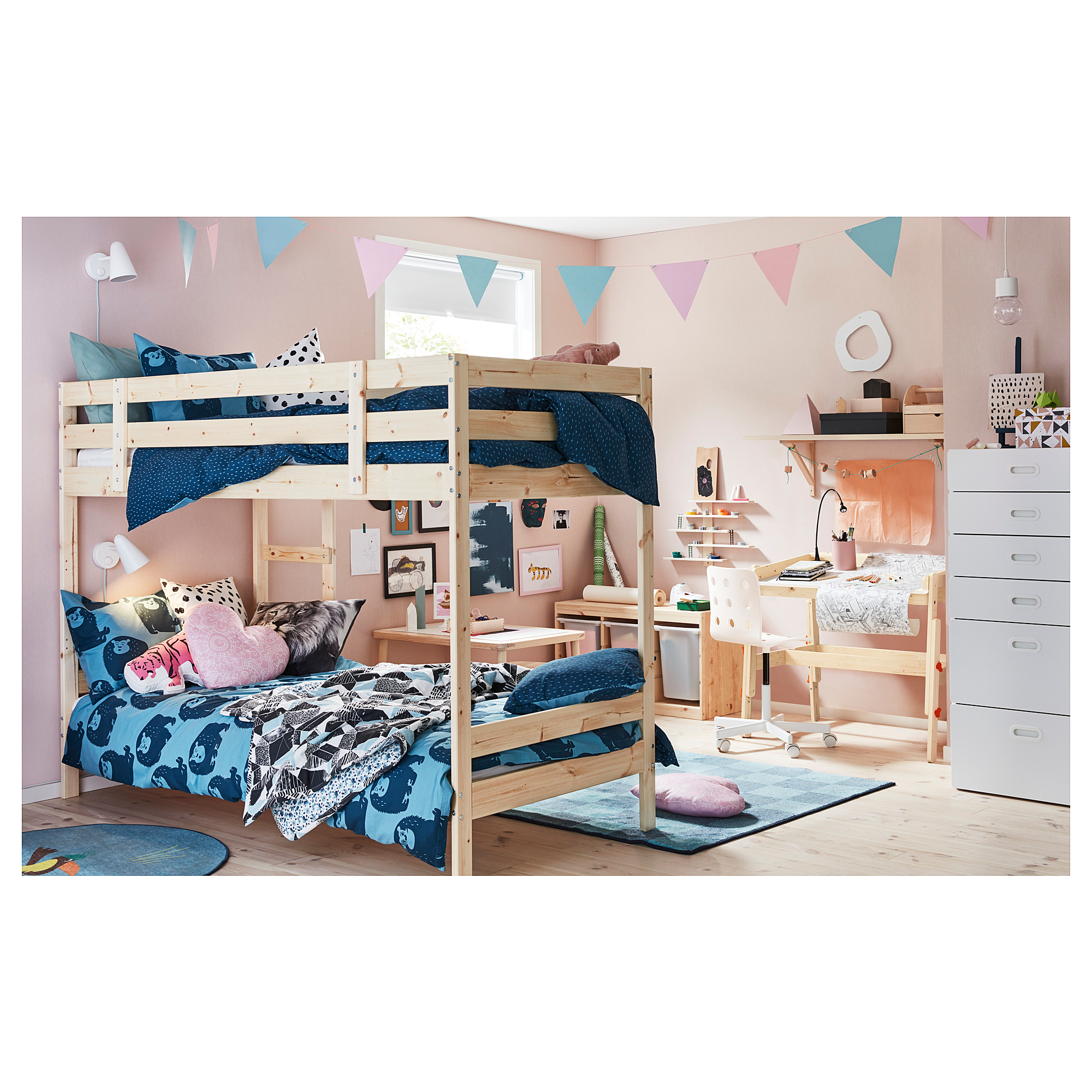 Mydal Bunk Bed Frame Pine Ikea Hong Kong And Macau