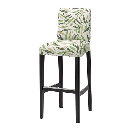 BERGMUND bar stool with backrest