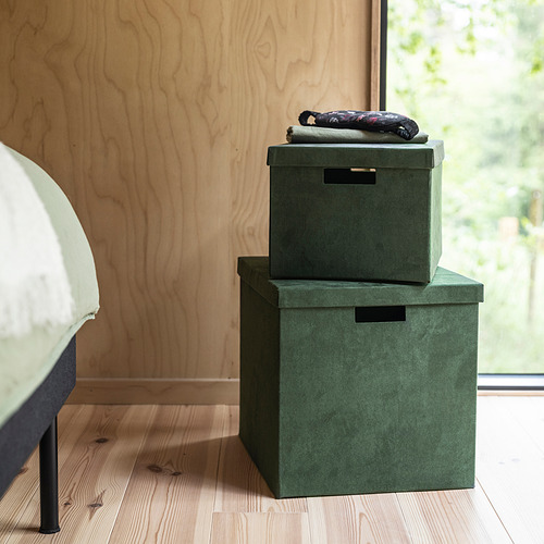 GJÄTTA storage box with lid