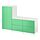 PLATSA/SMÅSTAD - 衣櫃, white green/with 2 chest of drawers | IKEA 香港及澳門 - PE867021_S1