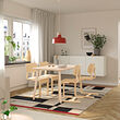 LYCKAN/LISABO table and 4 chairs