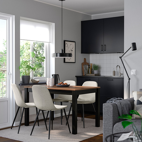 NORDMANSSKÄR/ÅLHULT table and 4 chairs