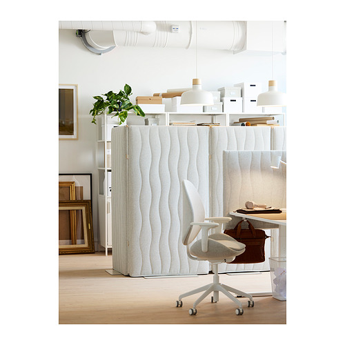 MITTZON acoustic screen, floor standing