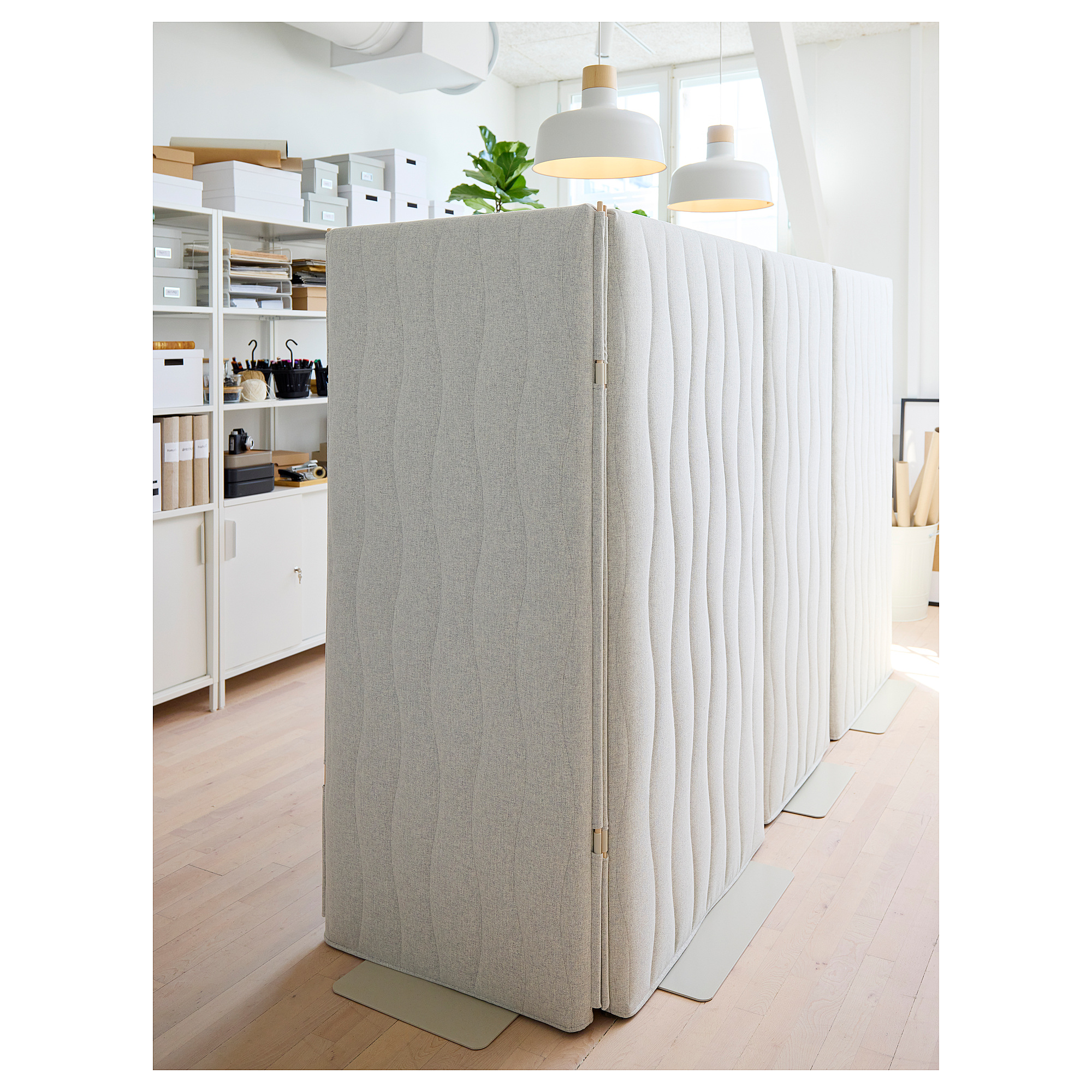 MITTZON acoustic screen, floor standing