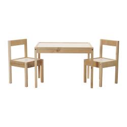lätt children's table with 2 chairs