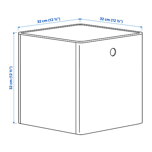 KUGGIS storage box with lid