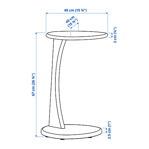 UGGLERUM side table