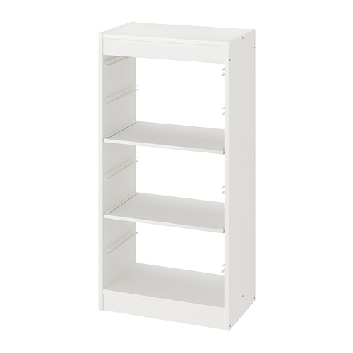 TROFAST storage combination with shelves