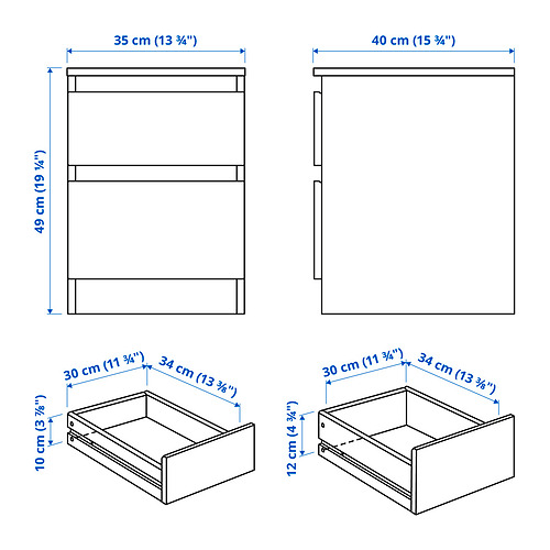 KULLEN/SLATTUM 睡房傢具 4件套裝