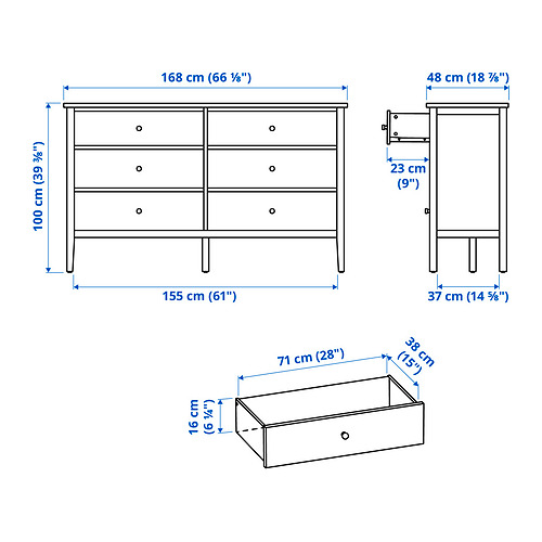 GULLABERG 睡房傢具 4件套裝