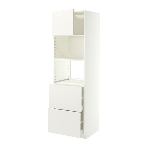 METOD/MAXIMERA high cabinet f built-in appliances