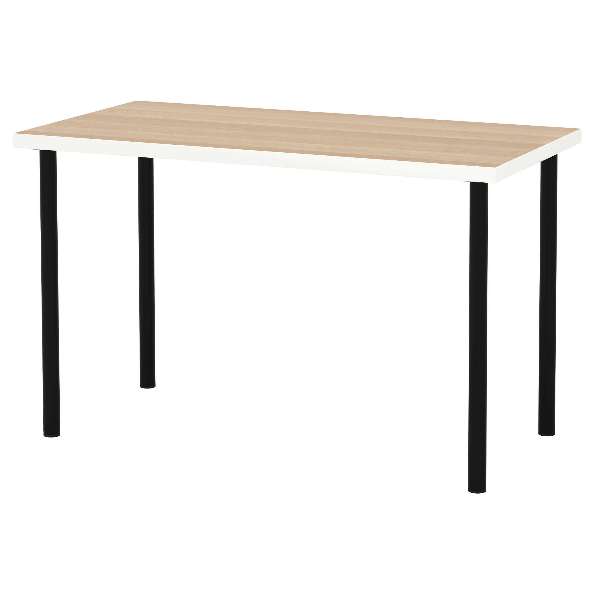 ADILS LINNMON table  white white stained oak effect 