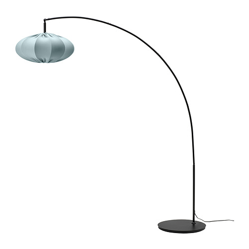 REGNSKUR/SKAFTET floor lamp, arched