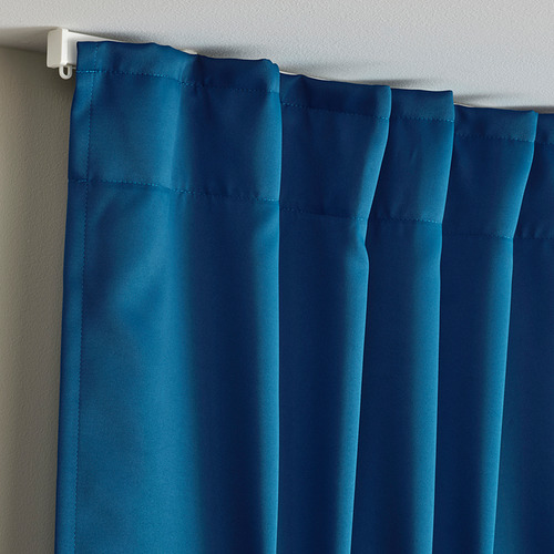 MAJGULL block-out curtains, 1 pair